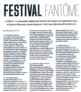 Cannes 39 LE mONDE2016